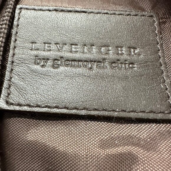 Levenger Glenroyal Chic Brown Nylon Packable Backpack Lightweight Compact Travel - Picture 7 of 12